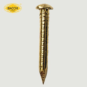 Prego Balmaz 16x1,30 mm Aço Latonado (Grama) Prego Balmaz 16x1,30 mm Aço Latonado (Grama)