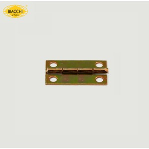 Dobradiça 20x11 mm Furo 2,40 Aço Zinco Am... Dobradiça 20x11 mm Furo 2,40 Aço Zinco Am...