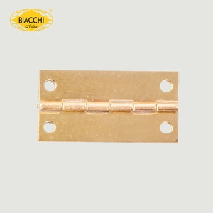 Dobradiça 30x15 mm Furo 2,40 Aço Latonado... Dobradiça 30x15 mm Furo 2,40 Aço Latonado...