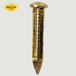 Prego Balmaz 20x1,50 mm Aço Latonado (Grama) Prego Balmaz 20x1,50 mm Aço Latonado (Grama)