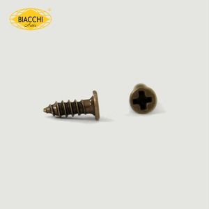 Parafuso Cabeça Chata 7x2,20 mm Aço Ouro ... Parafuso Cabeça Chata 7x2,20 mm Aço Ouro ...