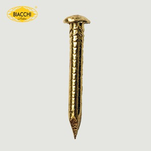 Prego Balmaz 14x0,90 mm Aço Latonado (Grama) Prego Balmaz 14x0,90 mm Aço Latonado (Grama)