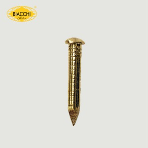 Prego Balmaz 08x1,30 mm Latão Polido (Grama) Prego Balmaz 08x1,30 mm Latão Polido (Grama)