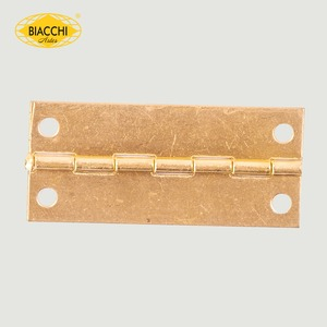 Dobradiça 35x15 mm Furo 2,40 Aço Latonado... Dobradiça 35x15 mm Furo 2,40 Aço Latonado...