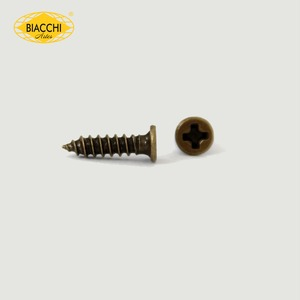 Parafuso Cabeça Chata 9x2,20 mm Aço Ouro ... Parafuso Cabeça Chata 9x2,20 mm Aço Ouro ...
