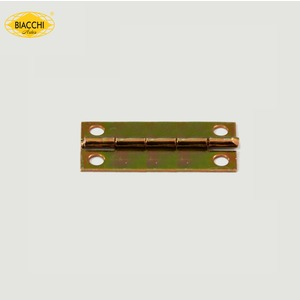 Dobradiça 25x11 mm Furo 2,40 Aço Zinco Am... Dobradiça 25x11 mm Furo 2,40 Aço Zinco Am...